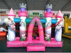 Hot Selling Party Inflatable Pink Cartoon Mini Bouncer in Factory Wholesale Price