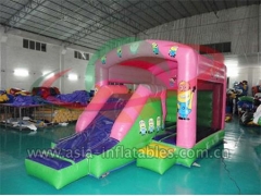 Inflatable Racing Game Inflatable Mini Minion Bouncer And Slide Combo
