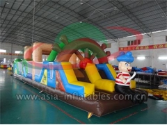 Exciting Fun Inflatable Obstacle Course Games In Pirate Theme