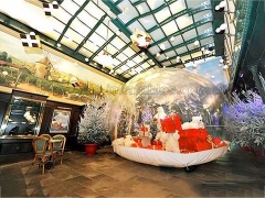 Fabrika Fiyatında Mükemmel Tasarım Noel tatili dekorasyon için şişme kar küresi