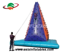 Custom Inflatable Large Inflatable Interactive Games Inflatable Rock Climbing Wall For Sale