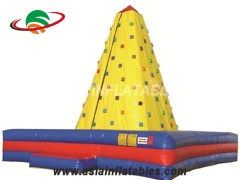 Custom Inflatable Challenge Rock Climbing Wall Inflatable Sticky Mountain Climbing For Sale