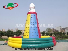 Cartoon Bouncer High Quality Inflatable Rock Climbing Wall Inflatable Interactive Games