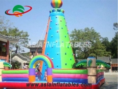 Popular Amazing Inflatable Games, Inflatable Rock Climbing Wall Tower in factory price