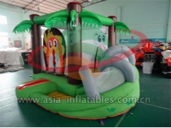 Children Tunnel Games Inflatable Mini Safari Bouncer With Slide