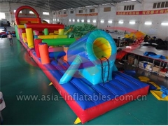 Customized 18mL Inflatable Obstacle Sport For Event,Paintball Field Bunkers & Air Bunkers