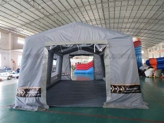 Airtight Inflatable Military Tent & Bungee Run Challenge