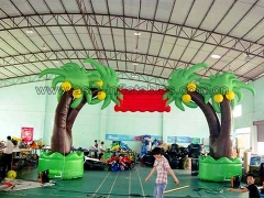 Cheap New Design Custom Tree shape Inflatable Arch for advertising or opening for Carnival, Party and Event