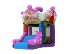 Fantastic Inflatable Pink Mini Bouncer Castle with Slide