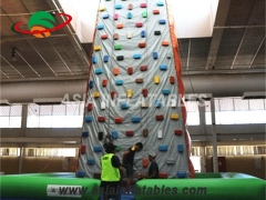 Exciting Fun Hot Sale Sport Games Climbing Wall Inflatable Rock Climbing Mountains