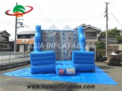 Exciting Fun High Quality PVC Climbing Wall Inflatable Rocky Climbing Mountain For Sale