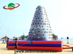 Exciting Fun Popular Indoor Inflatable Rock Climbing Wall For Healthy Sport Games